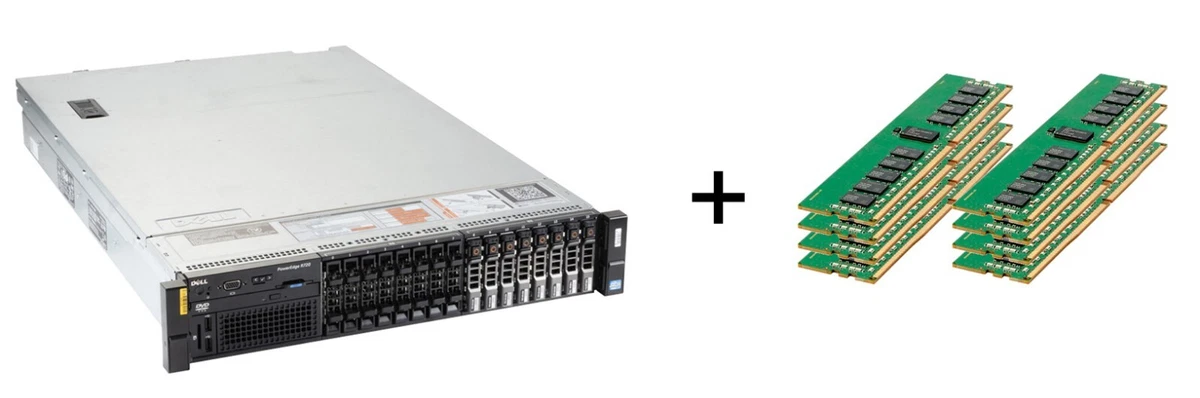 Memoria RAM DDR3 128 GB (8x16 GB) Para Servidor HP ProLiant ML350P Gen8 - ECC Registered