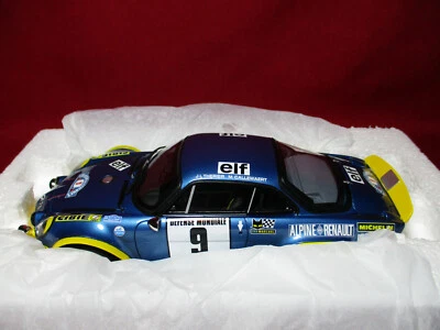 1:18 Scale Renault Alpine A110 Turbo 1972 Rally Cevennes Model Car Otto GTSpirit - Image 1 of 4