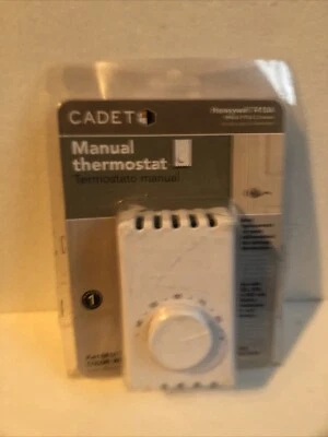 Cadet Wall Mount Single Pole Thermostat - White (08121) - Image 1 of 2