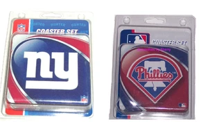 Coasters New York Giants Philadelphia Phillies Hunter NFL MLB NEW - Picture 1 of 3