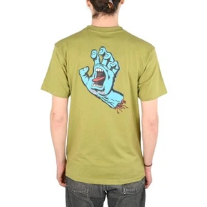 Santa Cruz Screaming Hand Chest S/S T-Shirt - Iguana - Picture 1 of 5