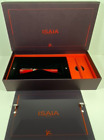 NEW ISAIA x DELTA ITALIAN CRAFTED RED RESIN  LIMITED EDITION ROLLERBALL PEN~$375