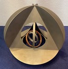 BRUNO MUNARI SCULTURA IN OTTONE E METALLO TORFEO PER ALFA ROMEO AUTO 1967