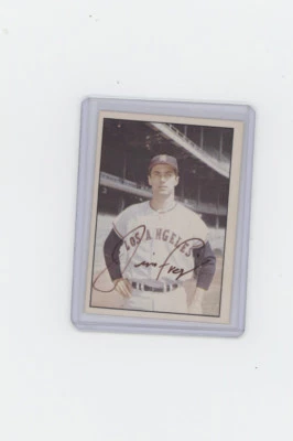 Jim Fregosi Los Angeles Angels signed TCMA The 1960's  Beckett auth - Image 1 of 3
