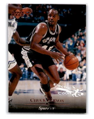 1995-96 Upper Deck #89 Chuck Person Electric Court - San Antonio Spurs - Image 1 of 2