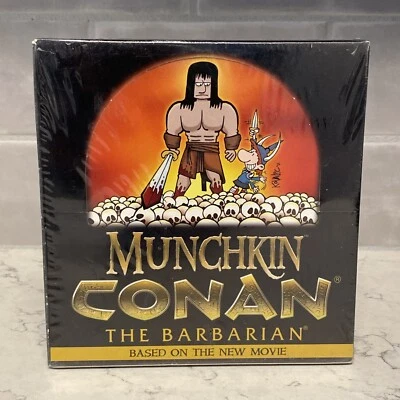 Sealed Booster Display 10 Packs Munchkin Conan the Barbarian 2011 Steve Jackson - Image 1 of 4