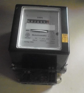 Antiker Vintage  Wechsel Stromzähler W626w - Bild 1 von 8