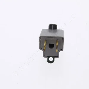 Bryant/Hubbell Plug-In 3-Prong Grounding Adapter 15A 125V 5272 - Picture 1 of 5