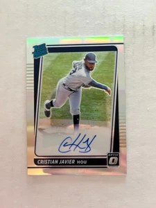 BEWERTETE Rookie Karte SILBER Optic Prizm Refraktor Cristian Javier handsigniert RC - Bild 1 von 2