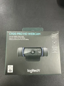 Logitech C920 Pro HD Webcam ~ 1080p Video Calls w/ autofocus - Photo 1/10