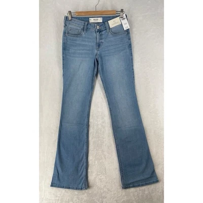 Hollister Jeans Women's 27 Long Low Rise Boot Cut Denim Flare Stretch NEW $50 - Image 1 of 4