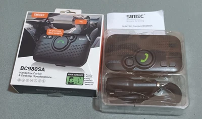 Bluetooth Car Speaker for Cell Phone, Handsfree Calling  kit with Clip-BC980SA - Image 1 of 2