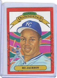 1990 Donruss Diamond Kings #1 Bo Jackson - Picture 1 of 2
