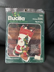 Medias de costura con joyas de reliquia de Navidad Bucilla entrega de Navidad 82073 - Imagen 1 de 3