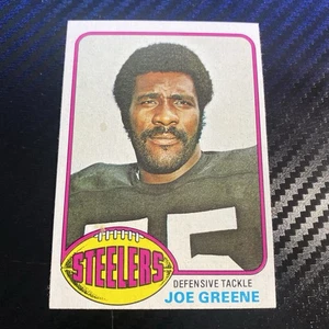 1976 Topps Football Joe Greene Pittsburgh Steelers Card #245 Hall of Famer - Picture 1 of 2