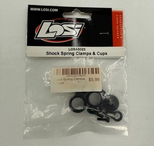Abrazaderas y tazas de resorte de choque Losi LOSA5023 - Imagen 1 de 6