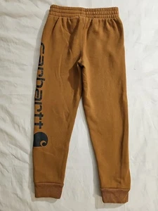 Carhartt Brown Sweatpants Joggers Pants j Size Small 8 / 10 - Picture 1 of 3