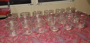 One Anchor Hocking Clear Bubble Glass Juice tumbler Marked on base 3.25" T - Picture 1 of 3