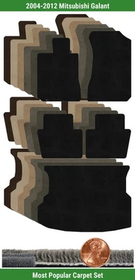 Juego de alfombrillas Ultimat personalizadas para Mitsubishi Galant 2004-2012 (5 piezas) #10AU Foto 1 de 4