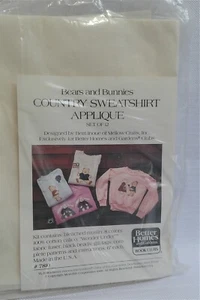 Better Homes & Gardens Country Sudadera Apliques Osos y Conejitos Kit #7810 - Imagen 1 de 5