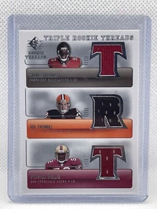 2007 SP Rookie Threads Adams/Thomas/Willis Triple Rookie Threads Jersey - Picture 1 of 1