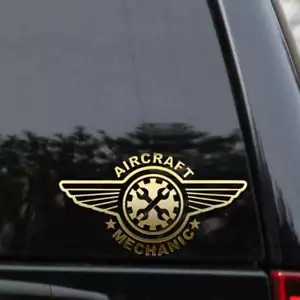 Aircraft Airplane Mechanic Vinyl Decal Sticker - Bild 1 von 2