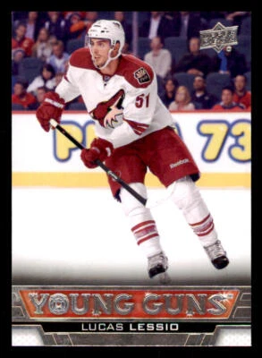 2013-14 Upper Deck #239 Lucas Lessio Young Guns RC - Image 1 of 2