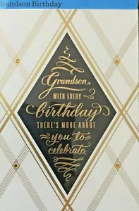 GEBURTSTAGSKARTE ENKEL für ERWACHSENE ENKEL Happy Birthday 9 Auswahl Punze 26 - Bild 1 von 26