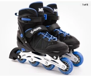 M.Y X-Skate Adjustable Inline Roller Skates with Built In Adjusters Roller Boots - Picture 1 of 3