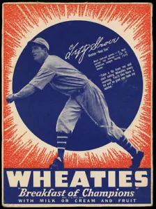 1937 Wheaties Series 8 Lefty Grove - Picture 1 of 4