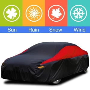 XXL For Chevrolet Camaro Car Cover Anti-Scratch Waterproo All Weather Protection - Foto 1 di 11