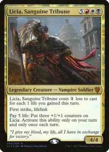 Licia, Deck Commandant Personnalisé Sanguine Tribune MTG Magic the Gathering - Photo 1/7