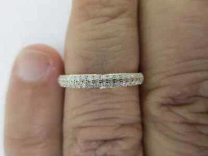 10K Gold Diamant Ehering Ring Diamant = 2/3 Karat F-SI1/VS2 Wert = 2.750 $ - Bild 1 von 13