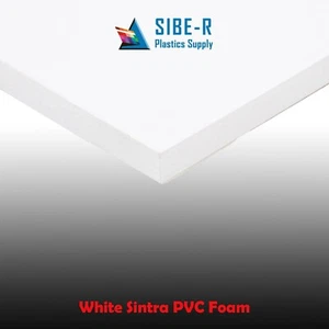 Sintra PVC Foam Board Plastic Sheet - 2mm (.079") thick - White - 24" x 48" - Picture 1 of 5