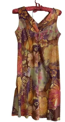 1960’s Vanity Fair Dress Floral Nightgown - Size Extra Small - Image 1 of 4