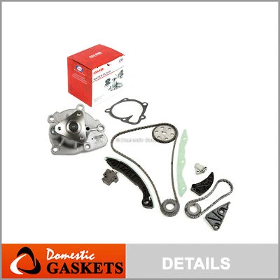 Kit de cadena de distribución bomba de agua para 06-10 Hyundai Sonata Tucson Kia Forte 2,4 L G4KC Foto 1 de 4