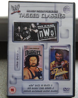 WWE Tagged Classics NWO Back In Black 2DVD Big Daddy Cool Diesel Razor Ramon. K9 - Image 1 of 2