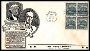 1938 Presidential Series Prexy Sc 809-50a with C. Stephen Anderson cachet (A - Picture 1 of 1