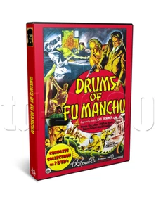 Drums of Fu Manchu (1940) 15 Chapter Republic Movie Serial Cliffhanger (2 x DVD) - Imagen 1 de 5