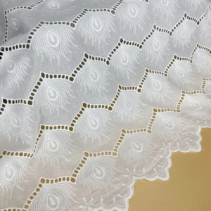new cotton embroidery ,embroidery cotton fashion DIY fabric - Picture 1 of 5