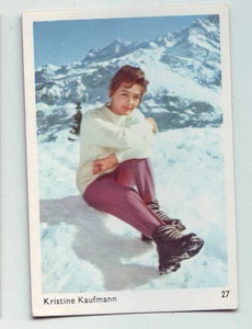 carte gum card -portrait Kristine Kaufmann No 27  - Picture 1 of 1