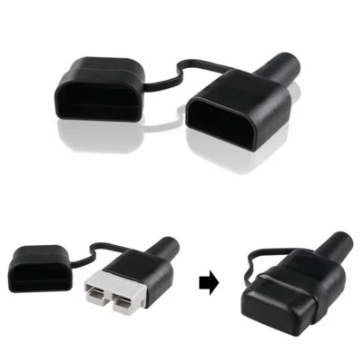 Waterproof 50A For Anderson Plug Cover Premium Dust Cable Sheath BlackRde