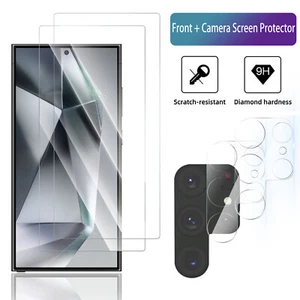 Protector de pantalla de vidrio templado para cámara Samsung Galaxy S24/S23/Plus/Ultra 5G - Imagen 1 de 78