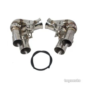 Rev9 2 pièces tuyau de dérivation silencieux latéral soupapes pour Porsche 911 991 GT3 RS 911R 14-19 - Photo 1 sur 9