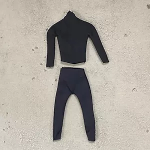 "SU-BS-BK: 1/12 Traje corporal negro para Mezco GWToys VToys 6" cuerpo muscular - Imagen 1 de 3