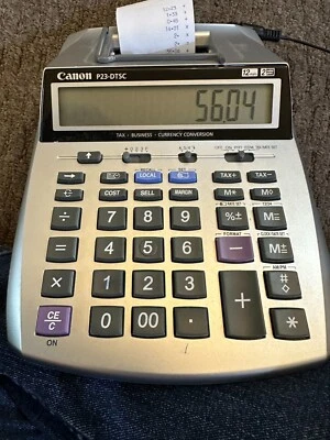 Canon P23-DTSC 2-Colour Printing Calculator 12 Digits P23DTSC - Image 1 of 4