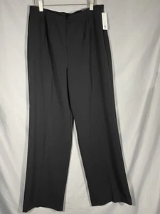 Pantaloni eleganti donna Easy 5th Street neri gamba larga carriera ufficio tg 16 - Foto 1 di 5