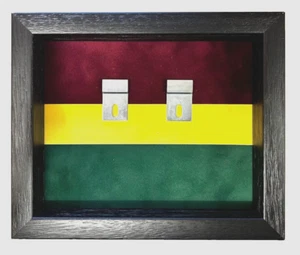 Royal Dragoon Guards Medal Display Case. Black Frame - Picture 1 of 7