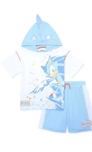Sonic The Hedgehog Boys 2pc Cosplay Outfit  Size 6  NWT - Picture 1 of 3