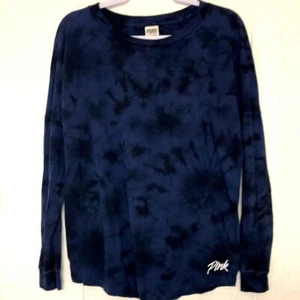 Victoria Secret PINK Women's Tie Dye Long Sleeve Shirt Top Small Yoga Athletic - Picture 1 of 7